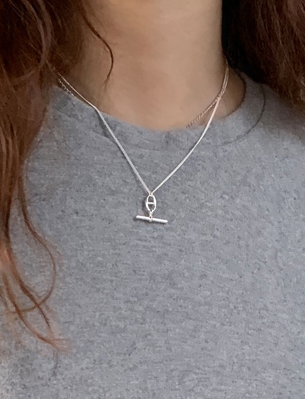 vase necklace(silver)