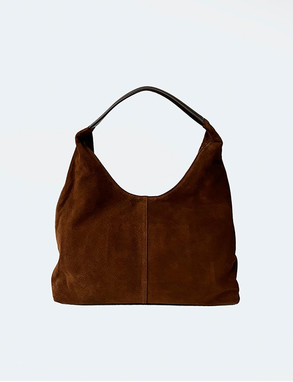 suede shoulder bag(leather)