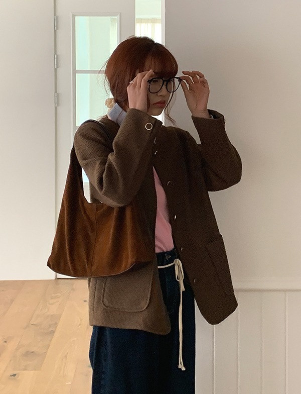 simon tweed jacket(brown)