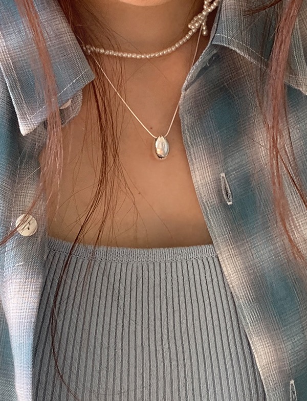 drop necklace(silver925)