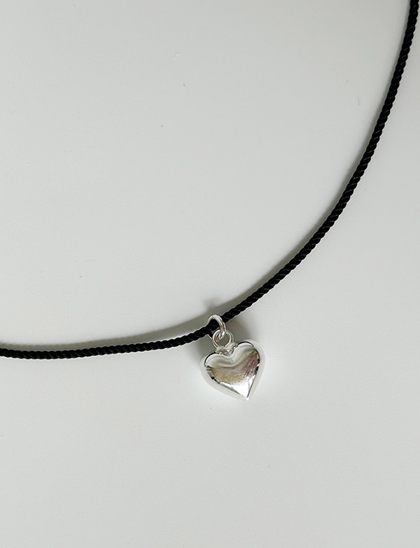 heart silver necklace(silver925)