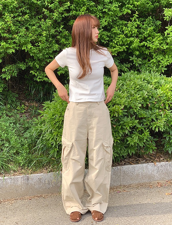 cotton cargo pants(beige) (S사이즈 5월말 입고 되어 순차 발송 예정입니다.)